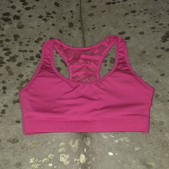 ZYIA Pink Racerback Sports Bra Intimates - Picture 1 of 3
